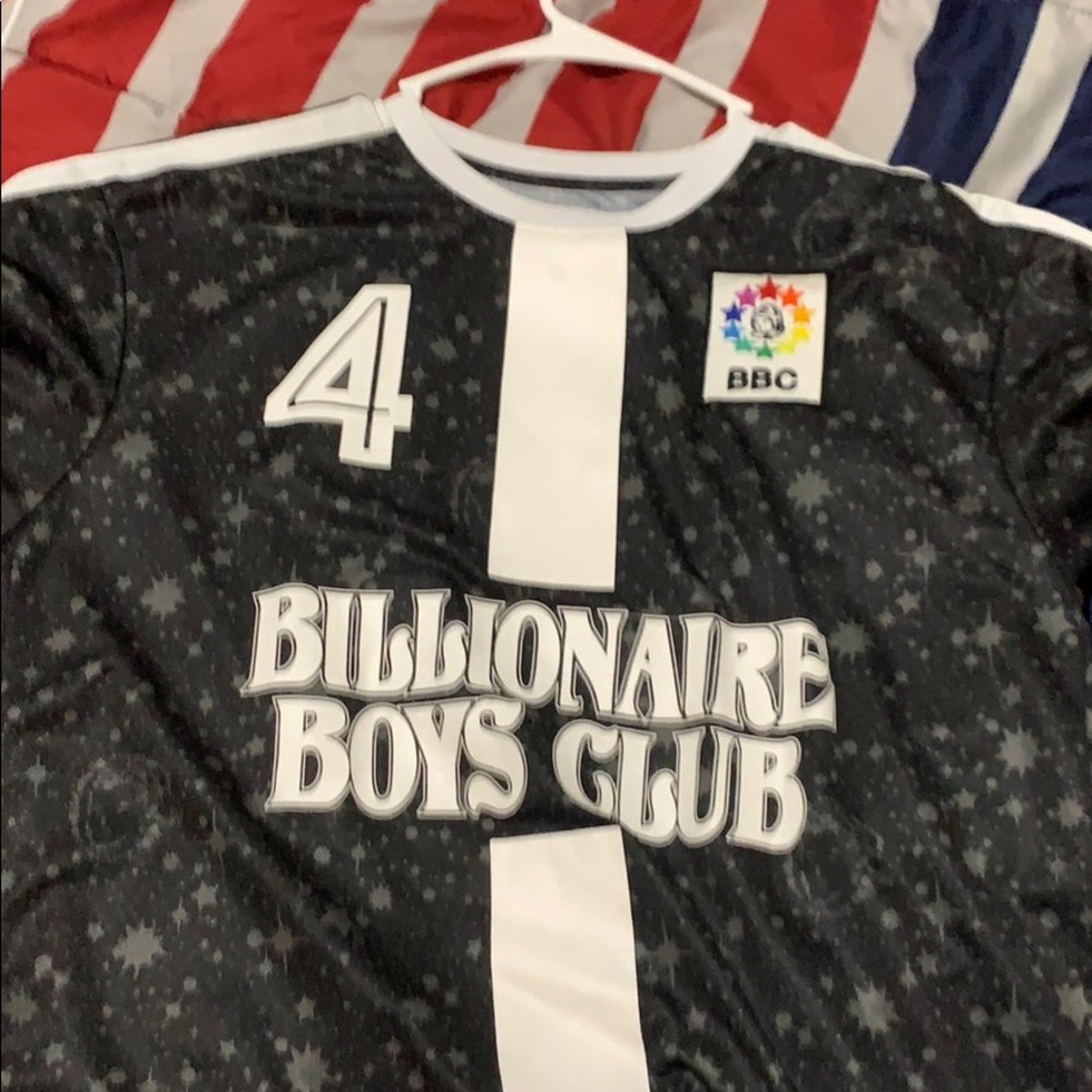 Billionaire boys club  4 heart soccer jersey